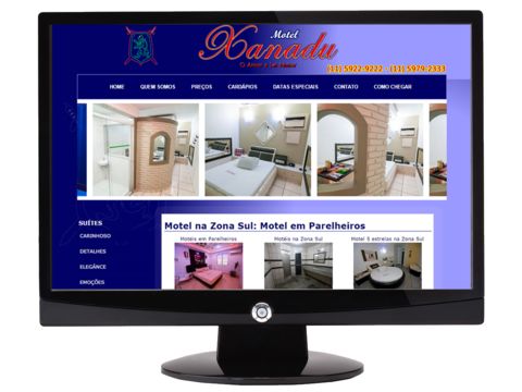  Conteúdo Adulto: Motéis: Criação de Site para Motel - Motel Xanadu