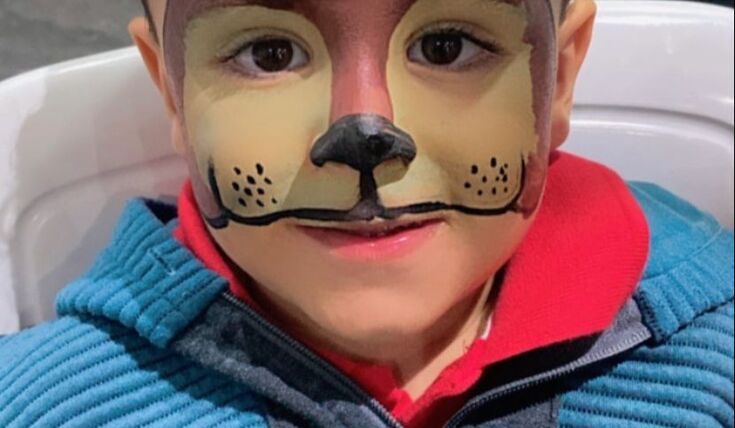 v maquiagem infantil