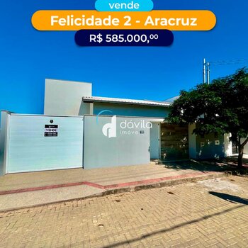 Casa á venda no bairro Felicidade 2, Aracruz 